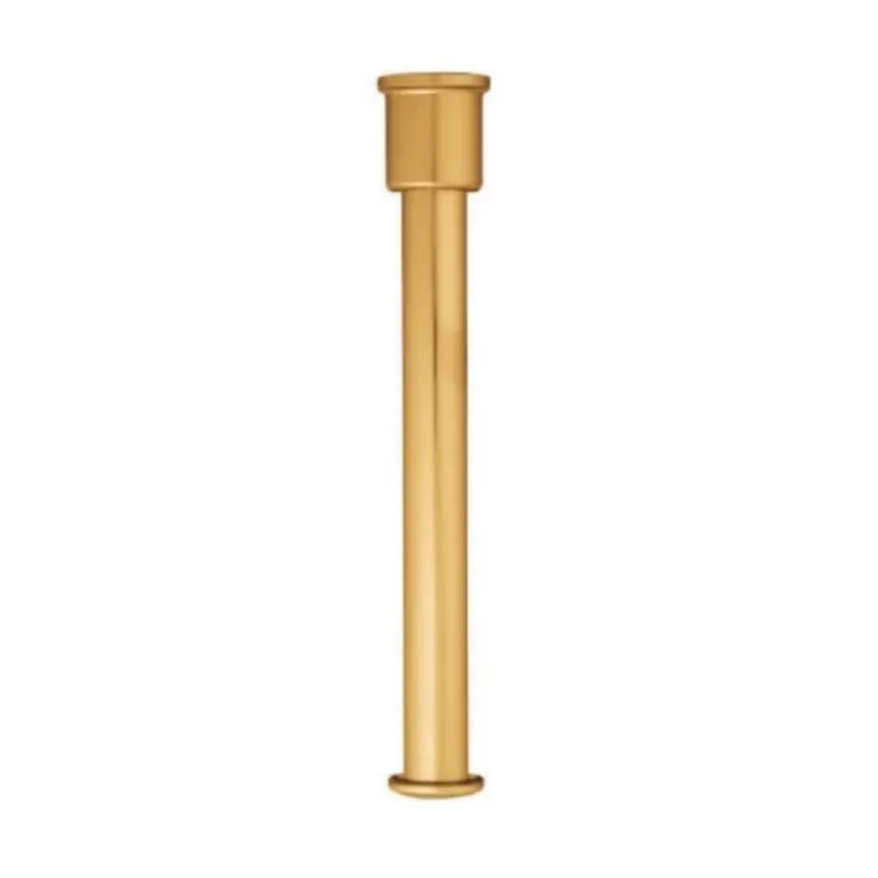 Tubo Reling 2025 Porro per mensola pensile, diametro 20x1000 mm, Ottone finitura Oro Lucido Lage Kosten