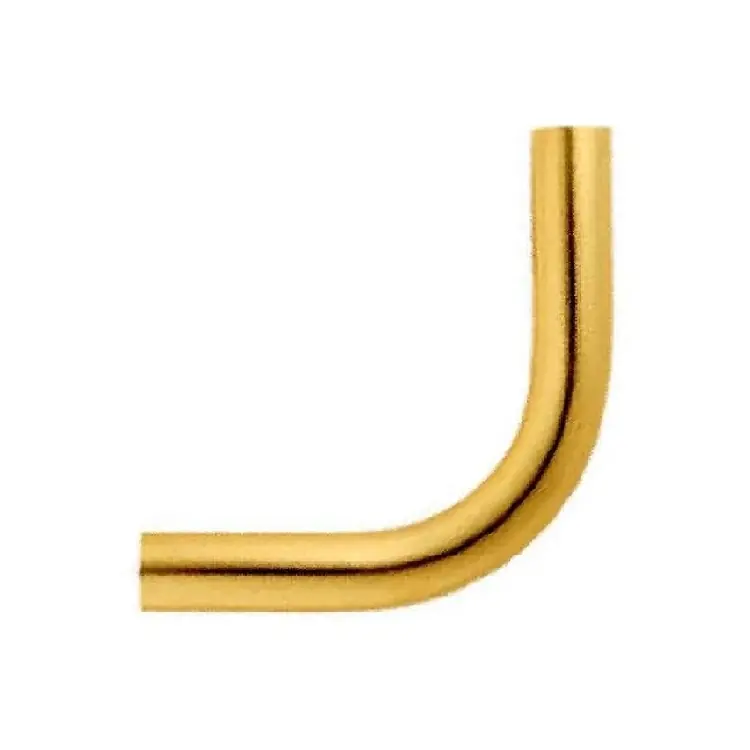 Koop Vandaag Curva 90 gradi per tubo Reling 3075C Porro, dimensioni 16x94 mm, finitura Oro Lucido
