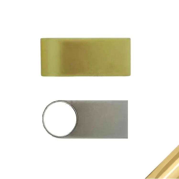 Direct Beschikbaar Supporto passante 2001 Porro per tubo Reling, dimensioni 16x40 mm, finitura Oro Lucido