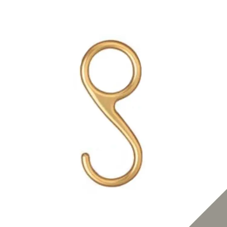 Gancio ad anello 803 Porro per tubo Reling, diametro 18 mm, finitura Nickel Satinato Hete Deal