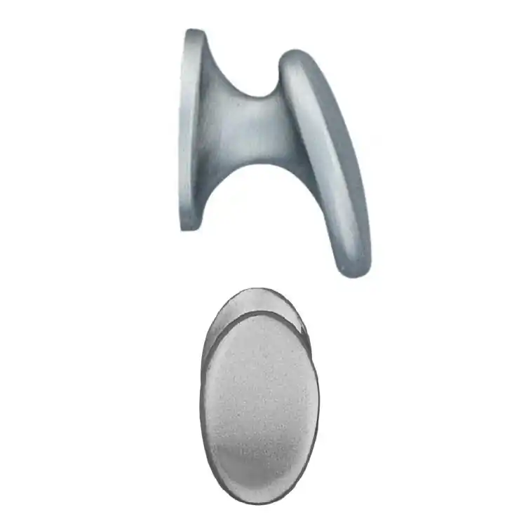Pomolo 523 Porro per mobile, larghezza 18 mm, sporgenza 23 mm, finitura Cromo Satinato Nu Kopen