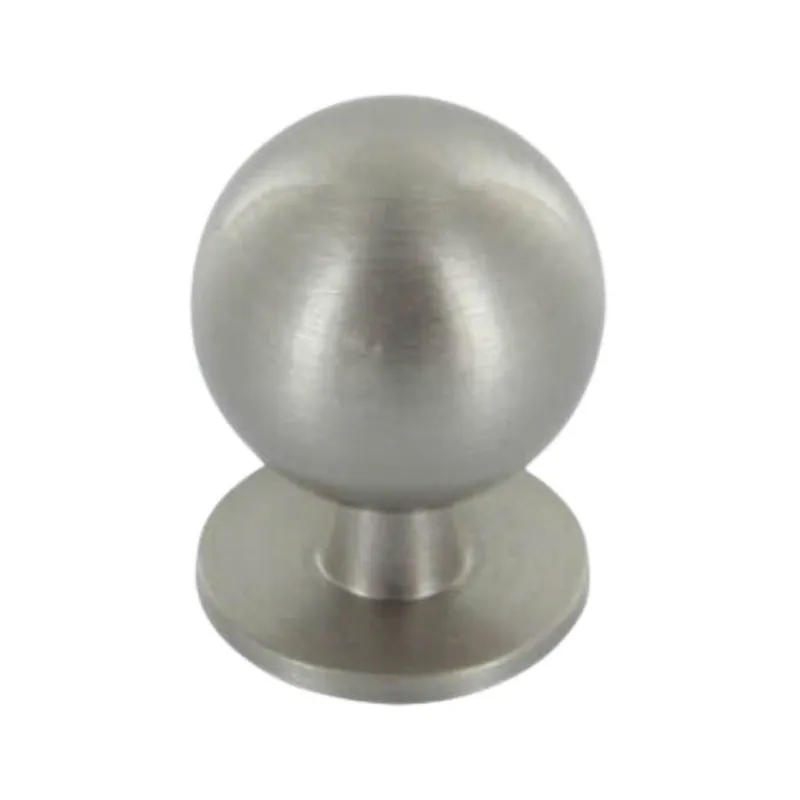 Pomolo 165 Omporro per mobile, diametro 25 mm, sporgenza 33 mm, Ottone finitura Cromo Satinato Beste Prijs