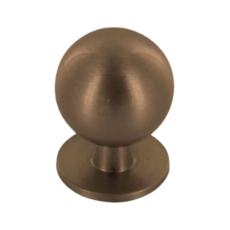 Pomolo 165 Omporro per mobile, diametro 15 mm, sporgenza 20 mm, Ottone finitura Bronzo Antico Alleen Vandaag
