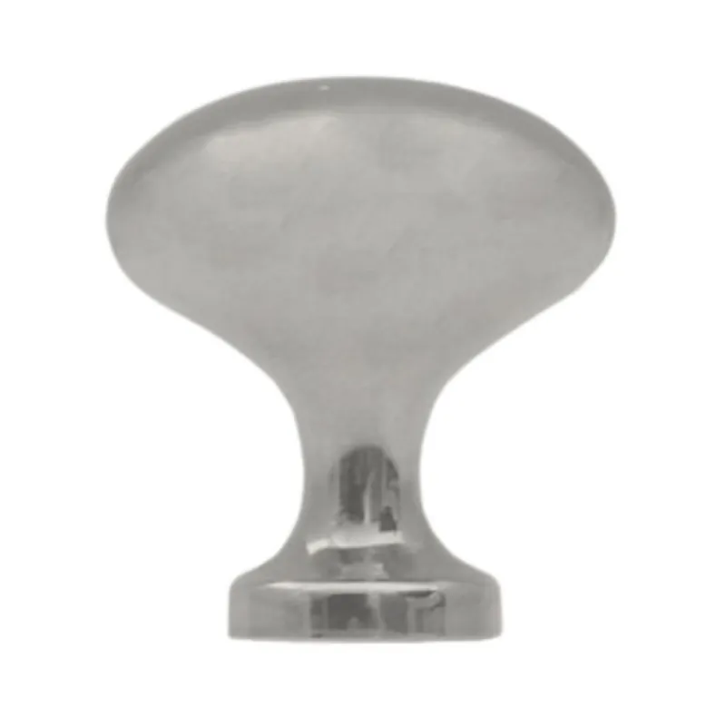 Hete Deal Pomolo 105 Omporro per mobile, dimensione 15x25 mm, sporgenza 27 mm, Ottone finitura Nichel Satinato