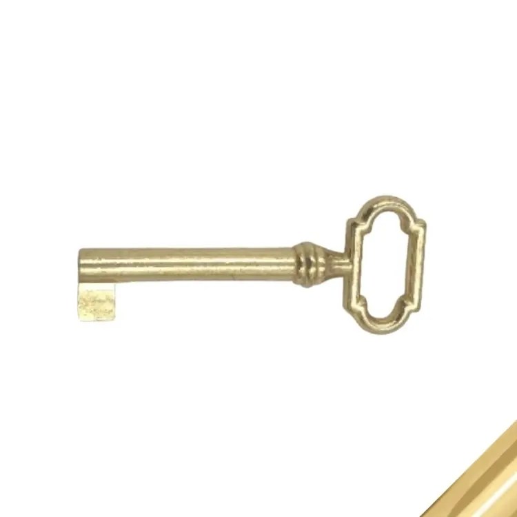 Weekendaanbieding Chiave 33 Porro Modern per serratura mobile, gambo 35 mm, finitura Ottone Lucido