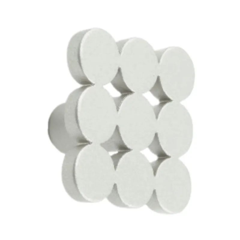 Rechtstreeks Van De Fabrikant Pomolo PO467 Pamar per mobile, dimensioni 48x48 mm, sporgenza 28 mm, Zama finitura Cromo Lucido