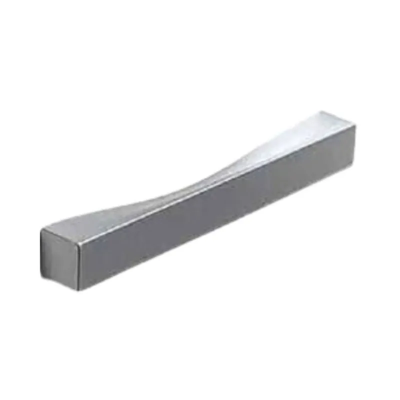 Maniglia MN1046 Pamar per mobile, interasse 224 mm, dimensione 264x25 mm, Zama finitura Nichel Satinato Lucido Alleen Vandaag