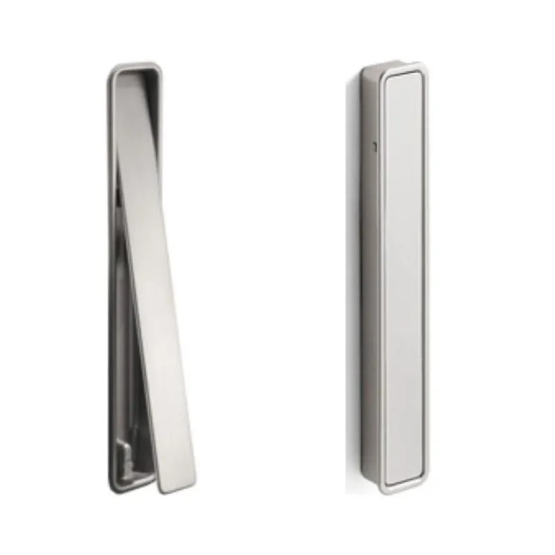 Maniglia incasso MN1032Z Pamar per mobile, dimensione foro 157x22x12 mm, esterno 159x24 mm, interasse 96 mm, Zama finitura Alluminio Opaco Metallizzato Favoriet