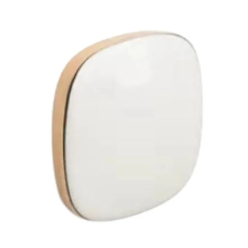 Pomolo PO2034 Pamar per mobile, dimensione 35x35 mm, sporgenza 23 mm, Porcellana Bianca decoro Oro Betrouwbaar