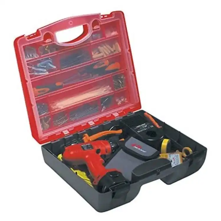 Tijdelijk Beschikbaar Cassetta portautensili 959 Plano, 16 scomparti, ampio vano portatrapano, portaminuterie interno, dimensioni 380x330x140 mm