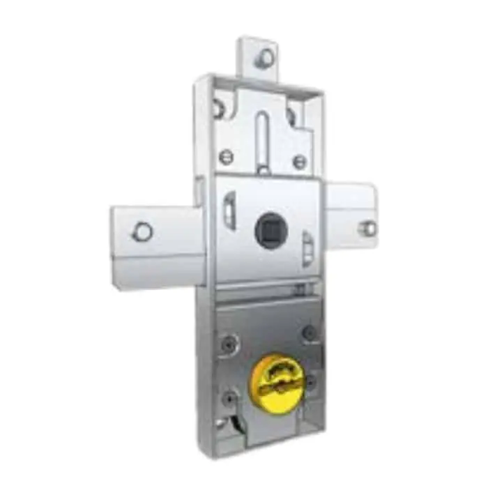 Dagaanbieding Serratura 8653 Prefer da applicare per porta basculante, 3 punti chiusura, cilindro tondo 25x14 mm