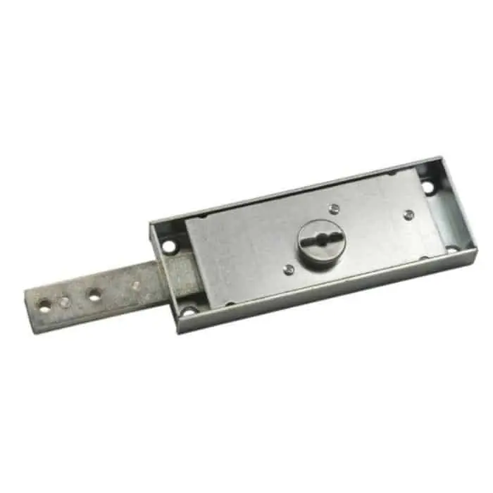 Serratura Potent per serranda, a cilindro, laterale Sinistra, dimensioni 155x56x18,5 mm Snelle Levering