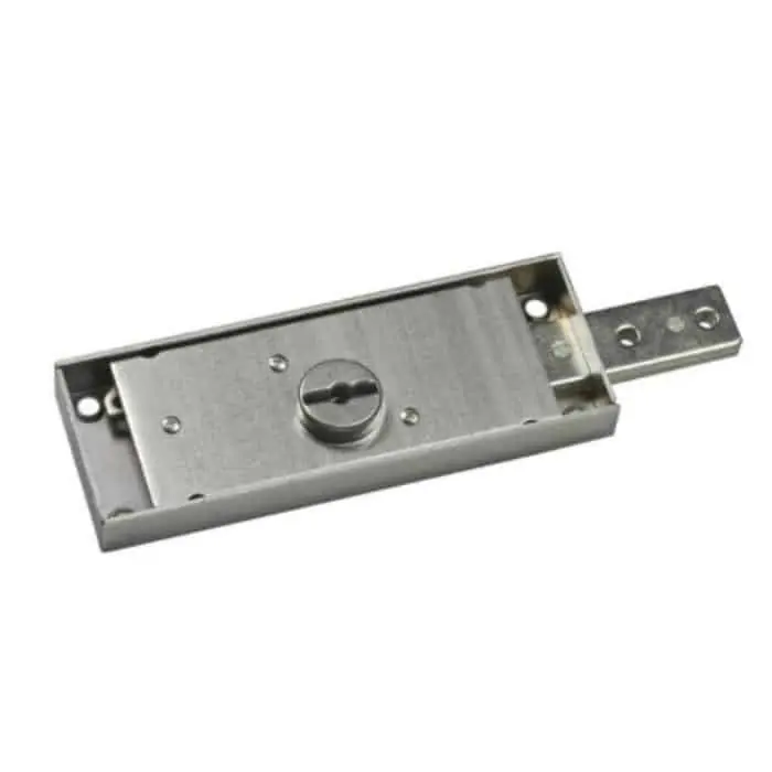 Serratura Potent per serranda, a cilindro, laterale Destra, dimensioni 155x56x18,5 mm Bestseller