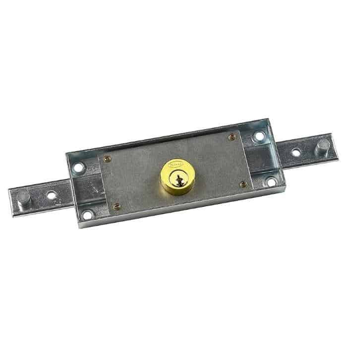Laatste Versie Serratura centrale Potent per serranda, a cilindro, dimensioni 155x56x18,5 mm