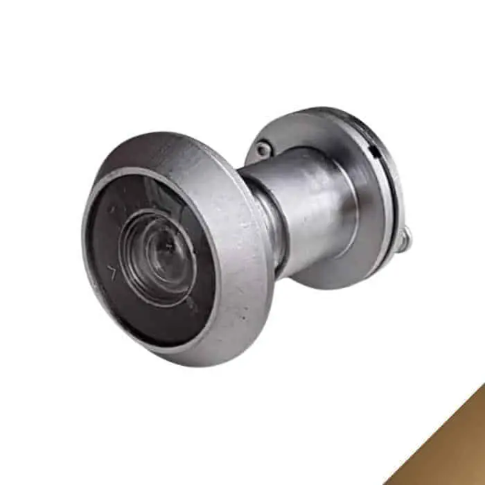 Beperkte Voorraad Spioncino 12905 Potent per porta, foro 14 mm, lunghezza 35-60 mm, finitura Bronzo Lucido