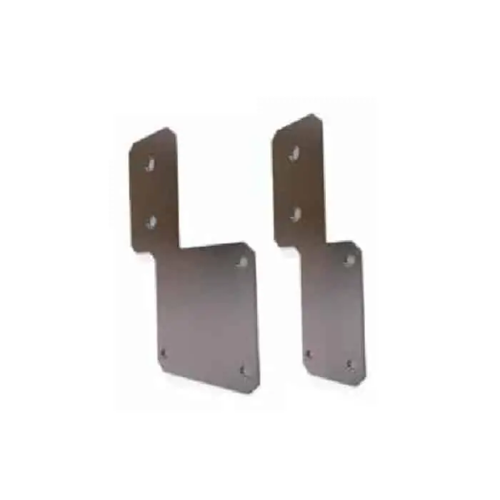 Staffa PosaClima, per giunzione traverso inferiore Klima, dimensioni 40x43,5 mm, finitura Zincato Goedkoop