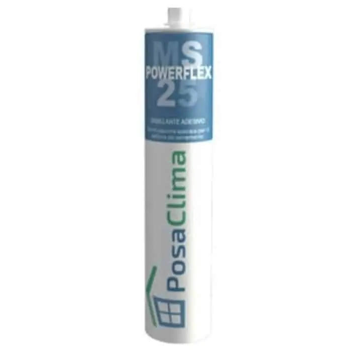 Koop Vandaag Sigillante adesivo MS POWERFLEX 25 PosaClima per sigillatura finestra, a base MS Polimero, finitura Bianco