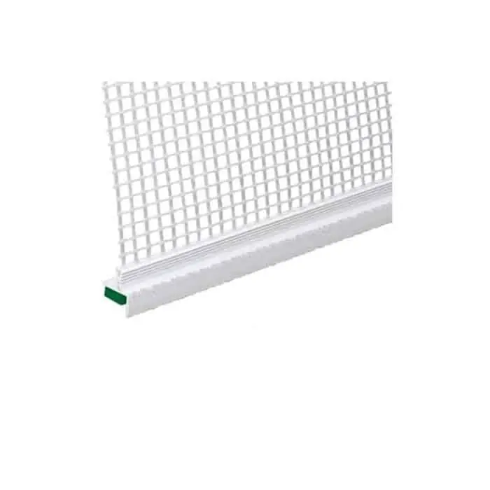 Profilo 2778 porta intonaco PosaClima con retina, per la sigillatura esterna del controtelaio, lunghezza 2,5 mt Weekendaanbieding