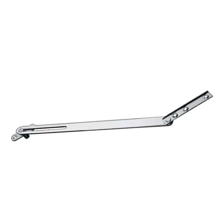 Braccio fermafinestre automatico P70-F3 Pba 384 mm, mantiene posizione aperta, ante con apertura esterna, in acciaio inox Betaalbaar