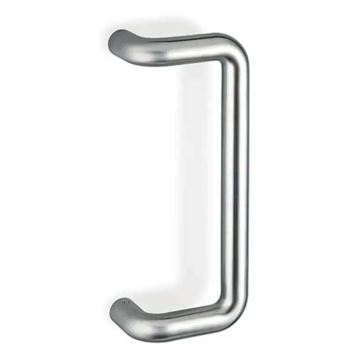 Betaalbaar Maniglione zancato 2CD.234 Pba per porta, forma a D, interasse 350 mm, diametro 25 mm, finitura Inox Satinato