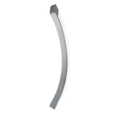 Actieprijs Maniglione semicurvo per porta e portoncino Pba, impugnatura a barra piatta, lunghezza 550 mm, interasse 500 mm, in acciaio inox satinato