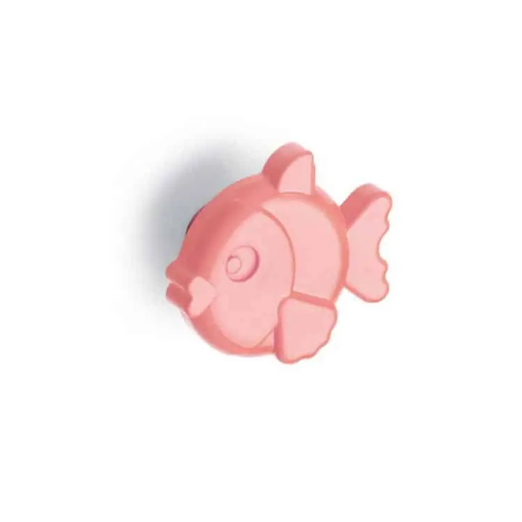 Pomello a forma di Pesce per mobili, Polideas 53X56 mm, Rosa Gereduceerde Prijs