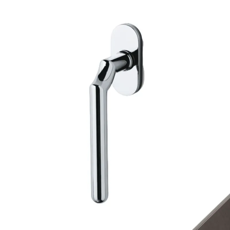 Uitverkoop Maniglia per finestra DK Olivari serie Virgola, Rosetta Bassa, Super Antracite Satinato