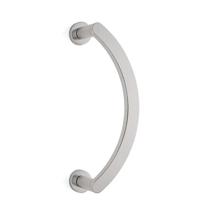 Beperkt Aanbod Maniglione Zancato Link Olivari per porta, interasse 300 mm, lunghezza 347 mm, Ottone finitura SuperInox Satinato