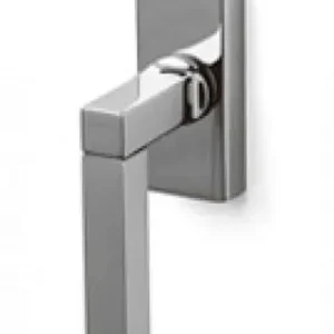 Weekendaanbieding Maniglia per finestre Olivari per serie Time Q e serie Space Q, DK in Ottone colore Cromo Lucido + Cromato Opaco