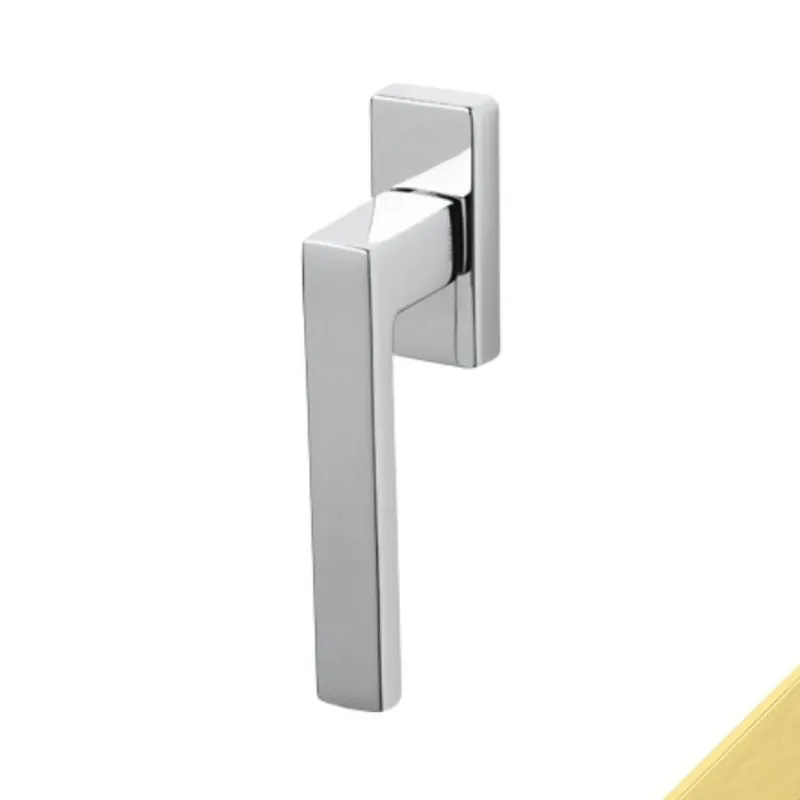Bestel Nu Maniglia martellina Dk Planet Q Olivari per serramento, lunghezza quadro 7x42 mm, Ottone finitura SuperOro Lucido