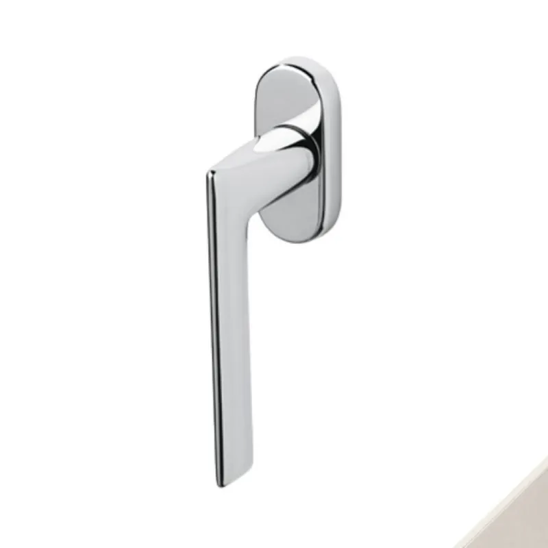 Uitverkoop Maniglia per finestre Olivari serie Tecno, DK in Ottone colore SuperNichel Satinato