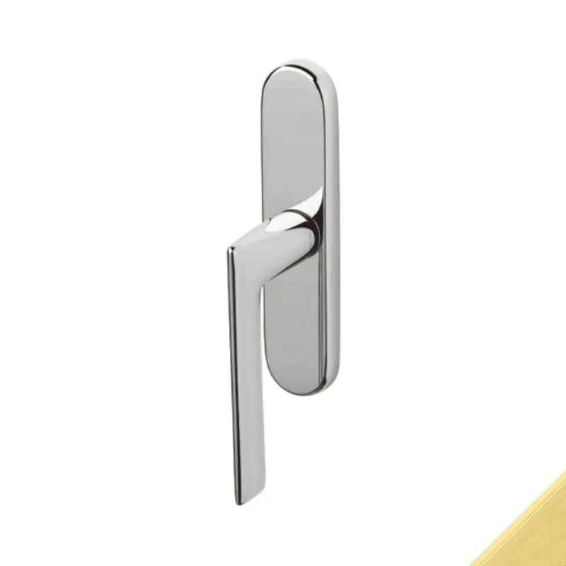 Aanbieding Maniglia per finestre Olivari serie Tecno, cremonese senza movimento, in Ottone colore SuperOro Lucido