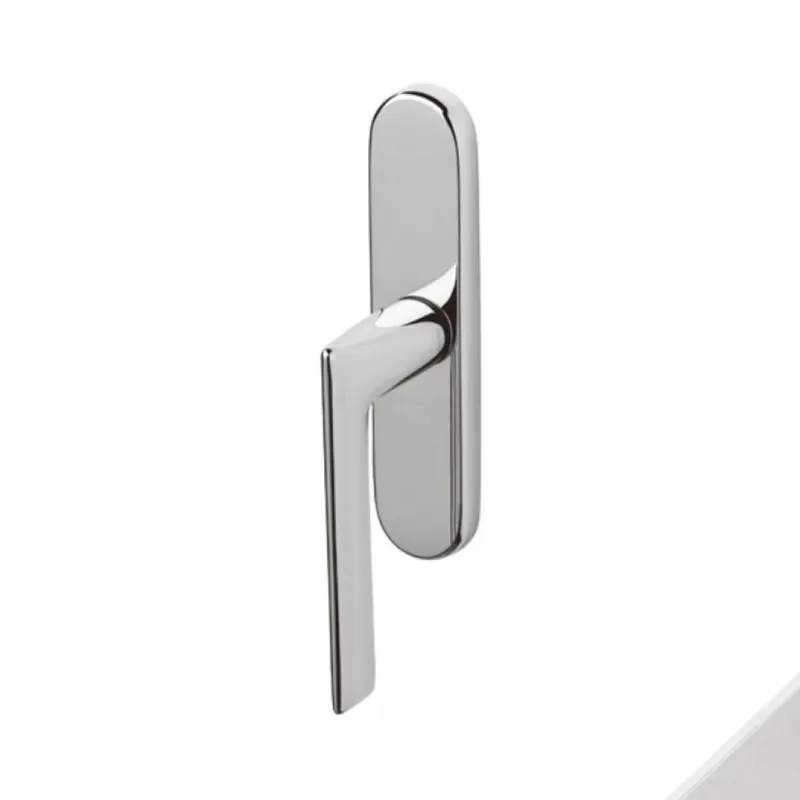 Aanbieding Maniglia per finestre Olivari serie Tecno, cremonese senza movimento, in Ottone colore SuperInox Satinato