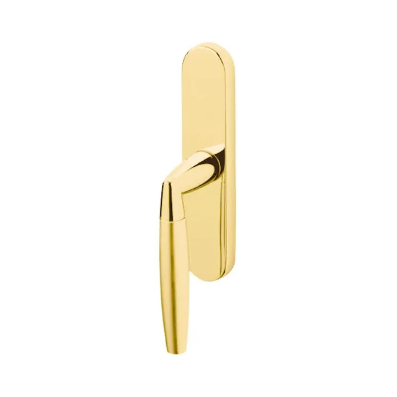 Aanbieding Maniglia per finestre Olivari serie Sector, cremonese senza movimento, in Ottone colore SuperOro Lucido + Satinato