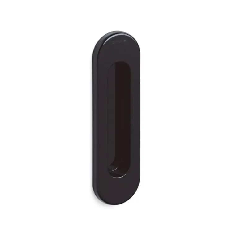 Weekendaanbieding Maniglia da incasso Olivari serie Nemi, maniglia per porta scorrevole in Nylon, colore NERO