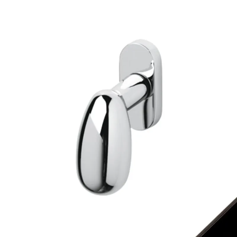 Seizoensaanbieding Maniglia per finestre Olivari serie Uovo, DK in Ottone colore Nero Opaco