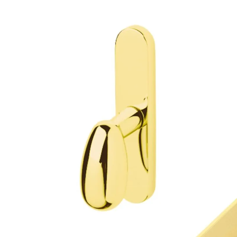 Nu Kopen Maniglia per finestre Olivari serie Uovo, cremonese senza movimento, in Ottone colore SuperOro Satinato