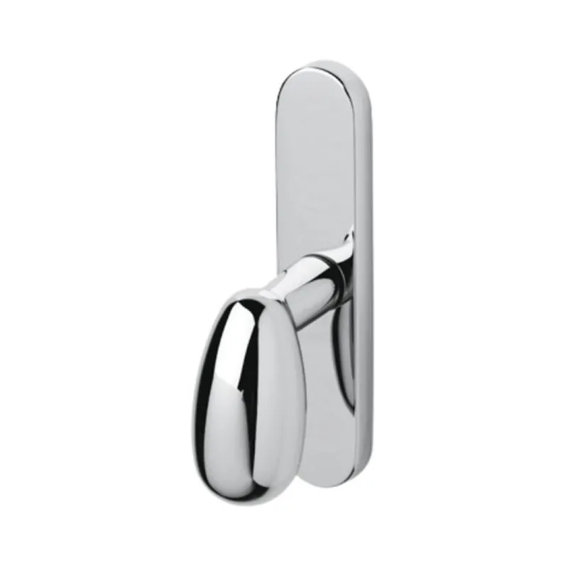 Direct Verzonden Maniglia per finestre Olivari serie Uovo, cremonese senza movimento, in Ottone colore Cromato Lucido