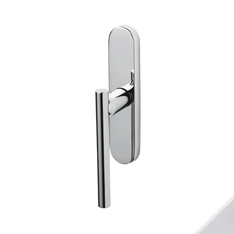 Maniglia per finestre Olivari serie Stilo, cremonese senza movimento, in Ottone colore Cromato Opaco Laatste Versie
