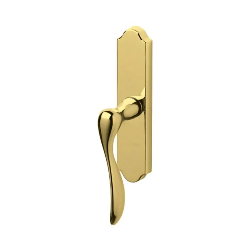Maniglia per finestre Olivari serie Siena, cremonese senza movimento, in Ottone colore SuperOro Lucido Gecertificeerd
