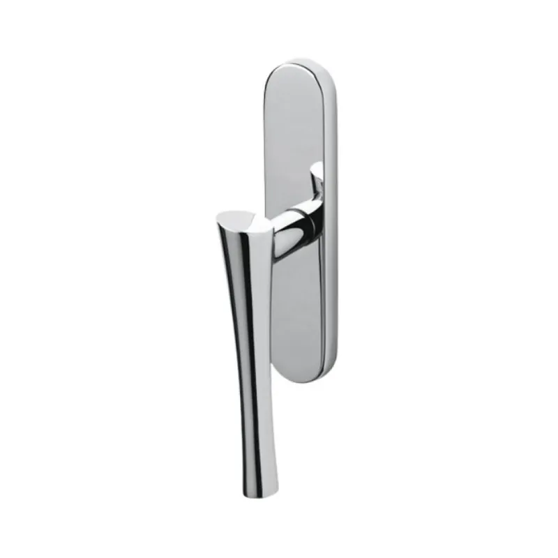 Bestel Nu Maniglia per finestre Olivari serie Sibilla, cremonese senza movimento, in Ottone colore Cromato Lucido