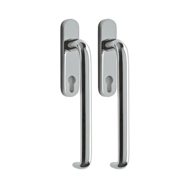 Lage Prijs Maniglione Polo Olivari per alzante scorrevole, versione in coppia foro Yale, spessore porta 68 mm, Ottone finitura Cromo Lucido