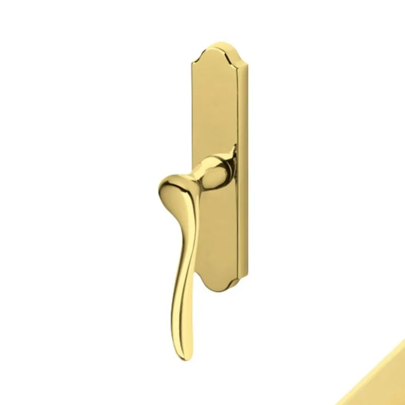 Maniglia per finestre Olivari serie Orvieto, cremonese senza movimento, in Ottone colore SuperOro Satinato Beperkt Aanbod
