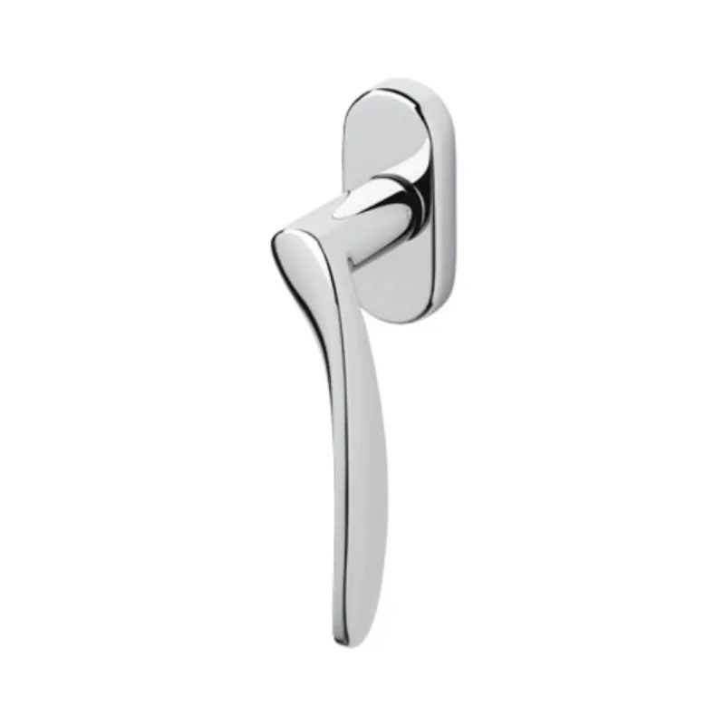 Maniglia martellina Dk Novella Olivari per serramento, lunghezza quadro 7x42 mm, Ottone finitura Cromo Lucido Koop Vandaag