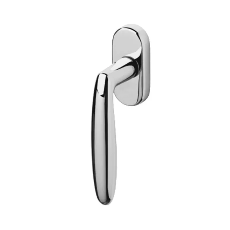 Maniglia martellina Dk Flaminia Olivari per serramento, lunghezza quadro 7x42 mm, Ottone finitura Cromo Lucido Beste Prijs