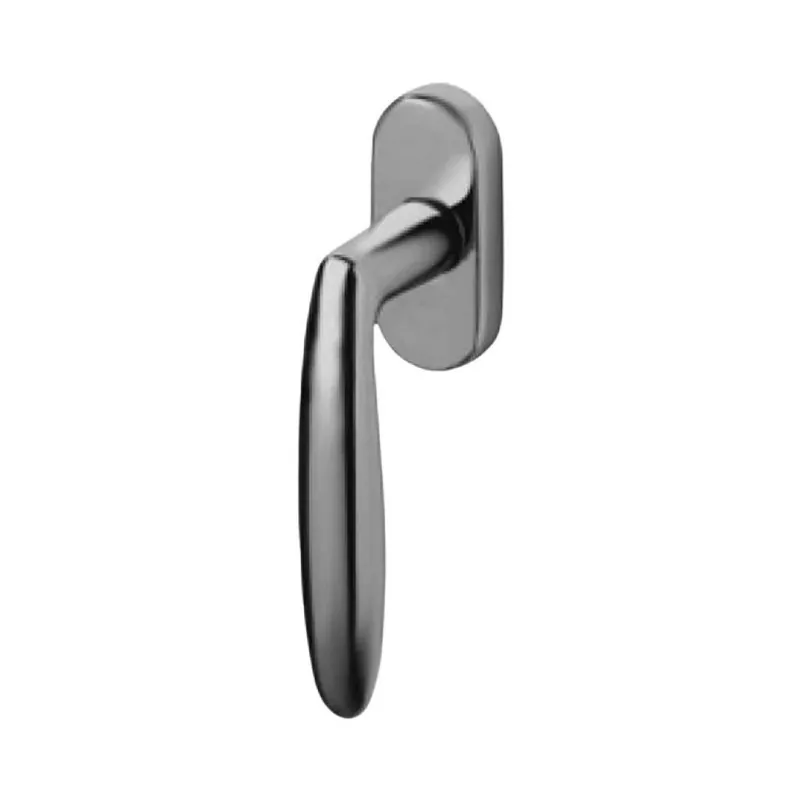 Bestel Nu Maniglia martellina Dk Flaminia Olivari per serramento, lunghezza quadro 7x42 mm, Ottone finitura Cromo Satinato