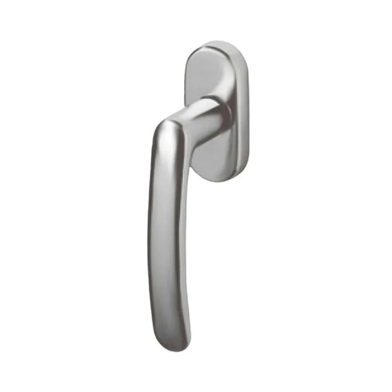 Maniglia martellina Dk Emilia Olivari per serramento, lunghezza quadro 7x42 mm, Ottone finitura Cromo Satinato Bestseller