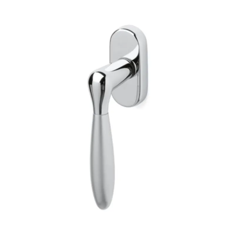 Voordeelprijs Maniglia martellina Dk Comet Olivari per serramento, lunghezza quadro 7x42 mm, Ottone finitura Cromo Lucido/Satinato