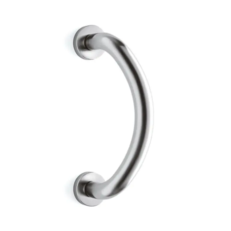 Maniglione Zancato Edison Olivari per porta, interasse 200 mm, lunghezza 247 mm, Ottone finitura Cromo Satinato Voordeelprijs