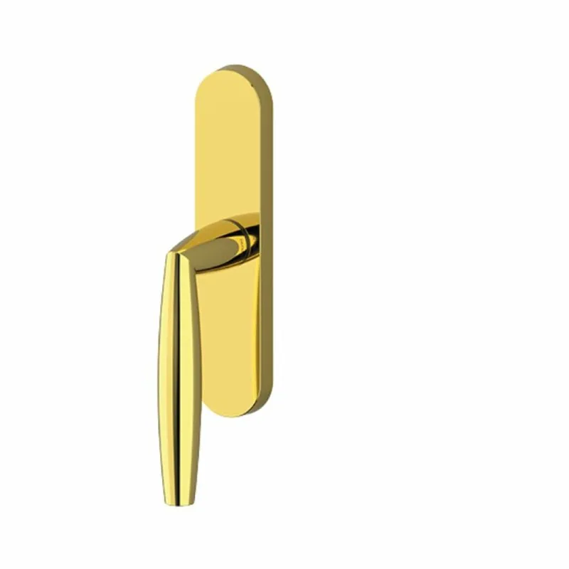 Fabrieksprijs Cremonese Aurelia Olivari per finestra, impugnatura maniglia, senza movimento, Ottone finitura SuperOro Lucido